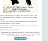 PupRWear coupon verification screenshot