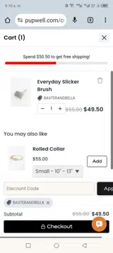 Baxterandbella coupon verification screenshot