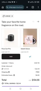 ADBQB coupon verification screenshot