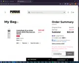 Purdue Boilermakers coupon verification screenshot