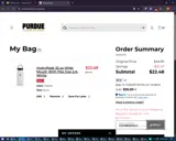 Purdue Boilermakers coupon verification screenshot
