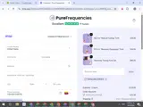 Pure Frequencies coupon verification screenshot