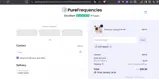 Pure Frequencies coupon verification screenshot