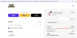 Pure Genius Protein coupon verification screenshot