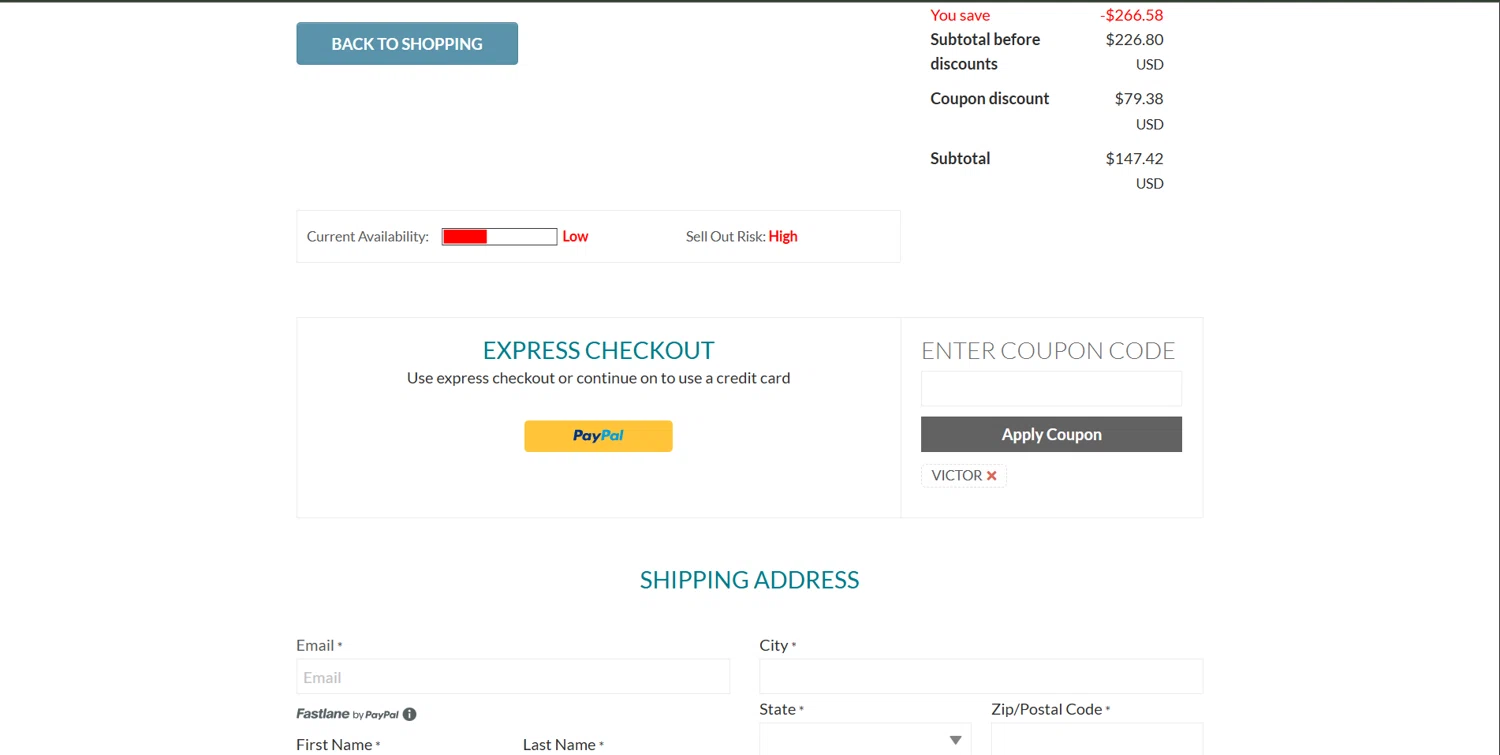 PureHealth Research promo code screenshot showing code VICTOR applied at PureHealth Research checkout page. Uploaded by SimplyCodes community member Lanzaa on Oct 6, 2025