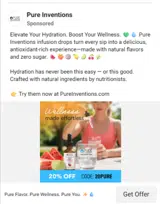 20PURE coupon verification screenshot