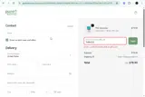 THRIVE20 coupon verification screenshot