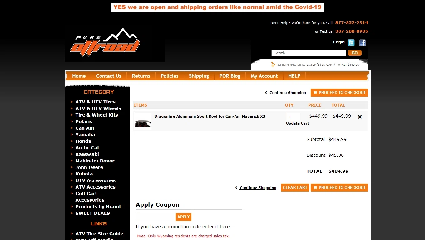 how to use Pure Offroad coupons