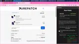 Pure Patch coupon verification screenshot