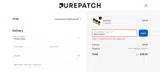 Pure Patch coupon verification screenshot