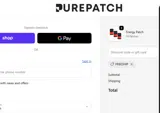 Pure Patch coupon verification screenshot