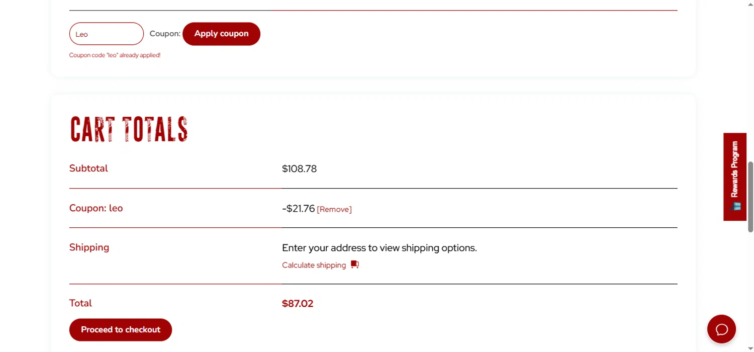 Pure Rawz coupon code screenshot showing code Leo applied at Pure Rawz checkout page. Uploaded by SimplyCodes community member JAKEELDOG on Sep 3, 2025