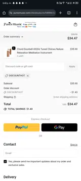 DISCOUNTHOT coupon verification screenshot
