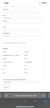 LIFEFASIONGO coupon verification screenshot