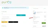 PurO3 coupon verification screenshot