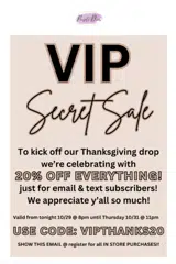Purple Door Boutique coupon verification screenshot