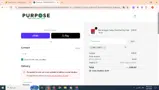 Purpose Pet Food coupon verification screenshot