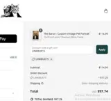 LINKBUX15 coupon verification screenshot