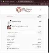 FINNSWORLD coupon verification screenshot