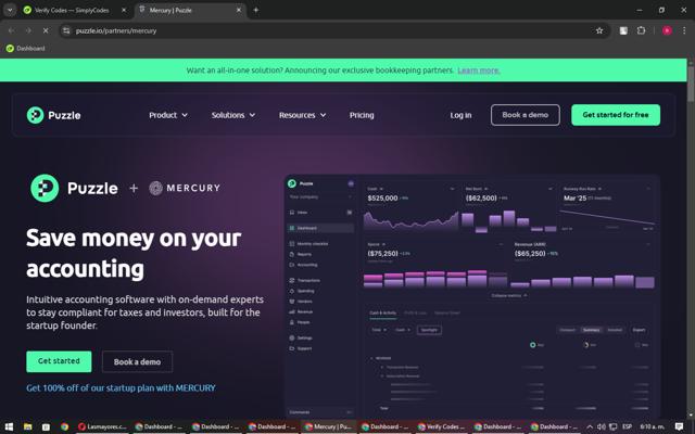 Puzzle checkout page showing Puzzle promo code box | Screenshot taken by SimplyCodes community member on Sep 7, 2024