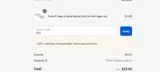LIDS coupon verification screenshot