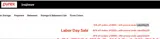 LaborDay15 coupon verification screenshot