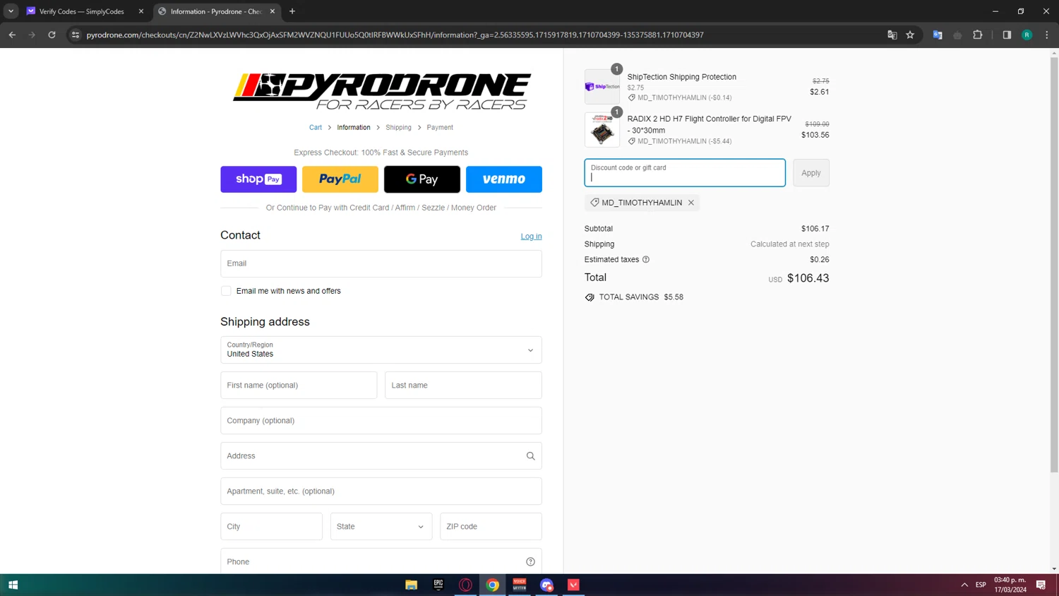 how to use Pyro Drone coupons