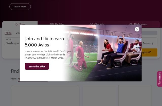 Qatar Airways checkout page showing Qatar Airways promo code box | Screenshot taken by SimplyCodes community member on Dec 11, 2022