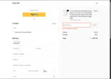 WELCOME10 coupon verification screenshot