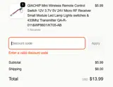 5HEDI coupon verification screenshot