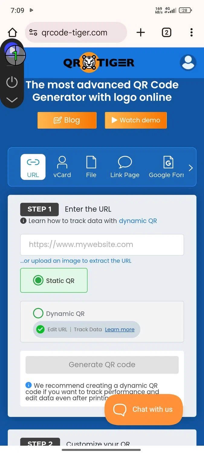 QRTIGER promo code screenshot showing code CYBERTIGERPUNK applied at QRTIGER checkout page. Uploaded by SimplyCodes community member Esteban on Feb 25, 2025