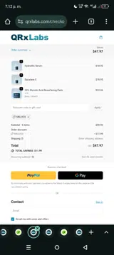 MILLY20 coupon verification screenshot