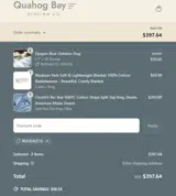 RUGSALE15 coupon verification screenshot