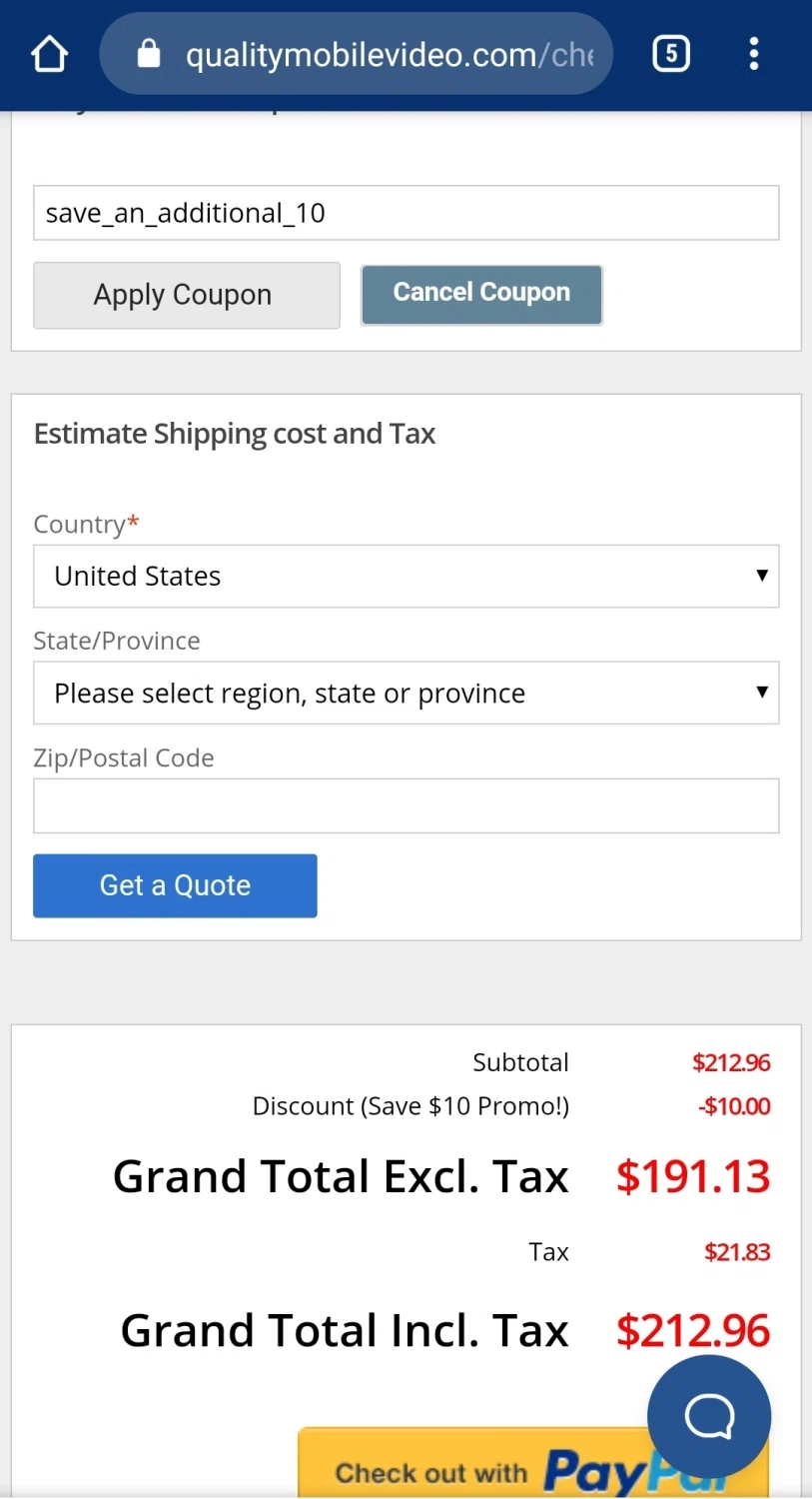 how to use Quality Mobile Video coupons