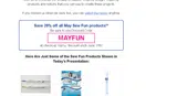 MAYFUN coupon verification screenshot