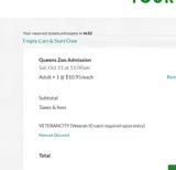 VETERANCITY coupon verification screenshot