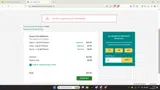JULYUPGRADE coupon verification screenshot