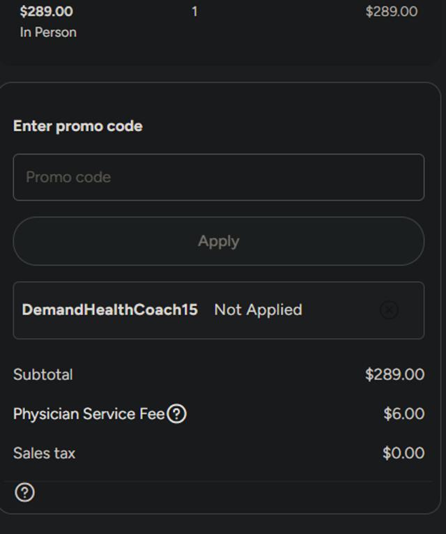 Quest checkout page showing Quest promo code box | Screenshot taken by SimplyCodes community member on Mar 31, 2025