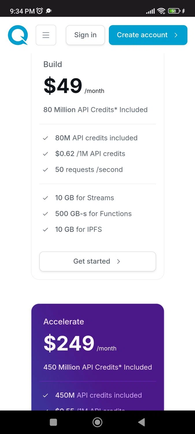 QuickNode coupon code screenshot showing code WELCOME10 applied at QuickNode checkout page. Uploaded by SimplyCodes community member CrownLion2750 on Jan 2, 2025
