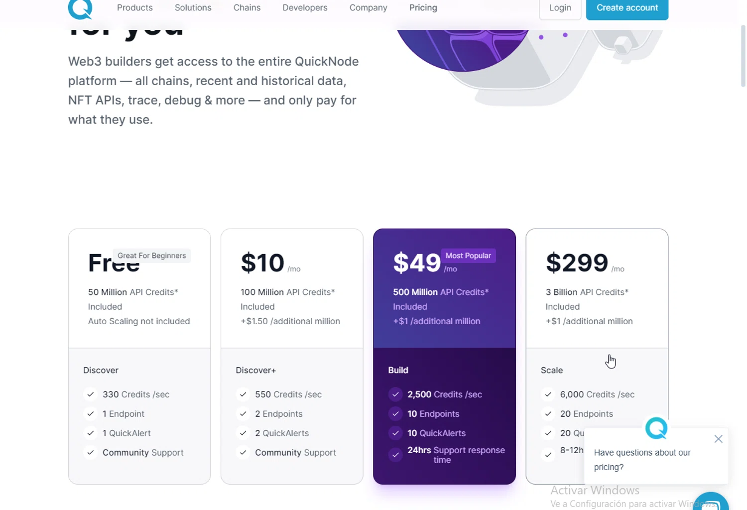QuickNode checkout page showing QuickNode coupon code box | Screenshot taken by SimplyCodes community member on Jul 25, 2024