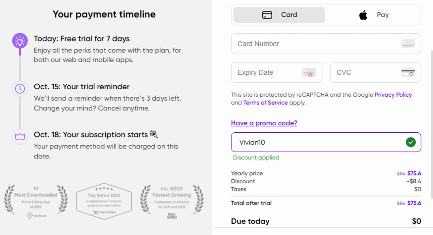 Quicktools promo code screenshot showing code Vivian10 applied at Quicktools checkout page. Uploaded by SimplyCodes community member RonaldAcunaJr on Oct 12, 2025
