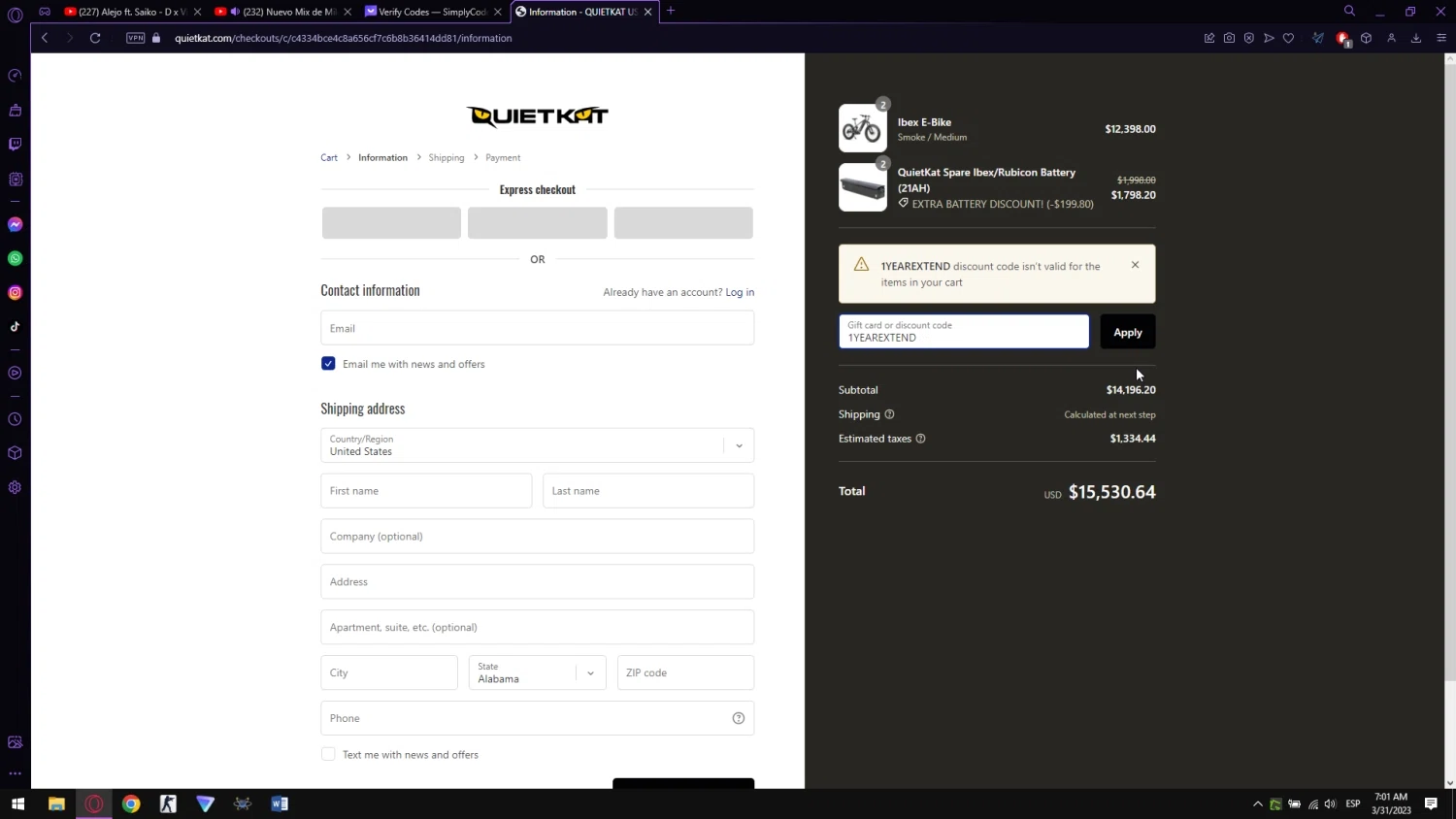 how to use QuietKat coupons