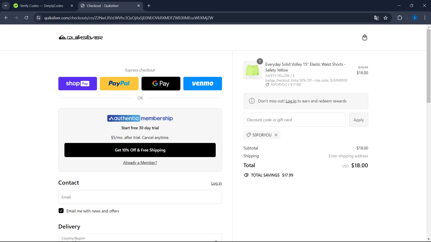 Quiksilver Promo Codes 15 Off September 2024