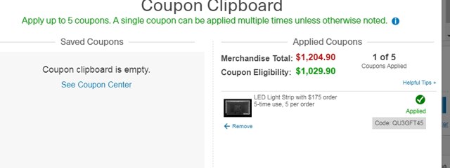 Quill checkout page showing Quill promo code box | Screenshot taken by SimplyCodes community member on Apr 11, 2021