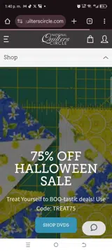 Treat75 coupon verification screenshot