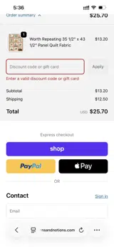 WORTHREPEATING10 coupon verification screenshot