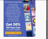 CREATE30 coupon verification screenshot