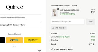 Quince Coupon Codes - $30 Off Discount Jun 2025