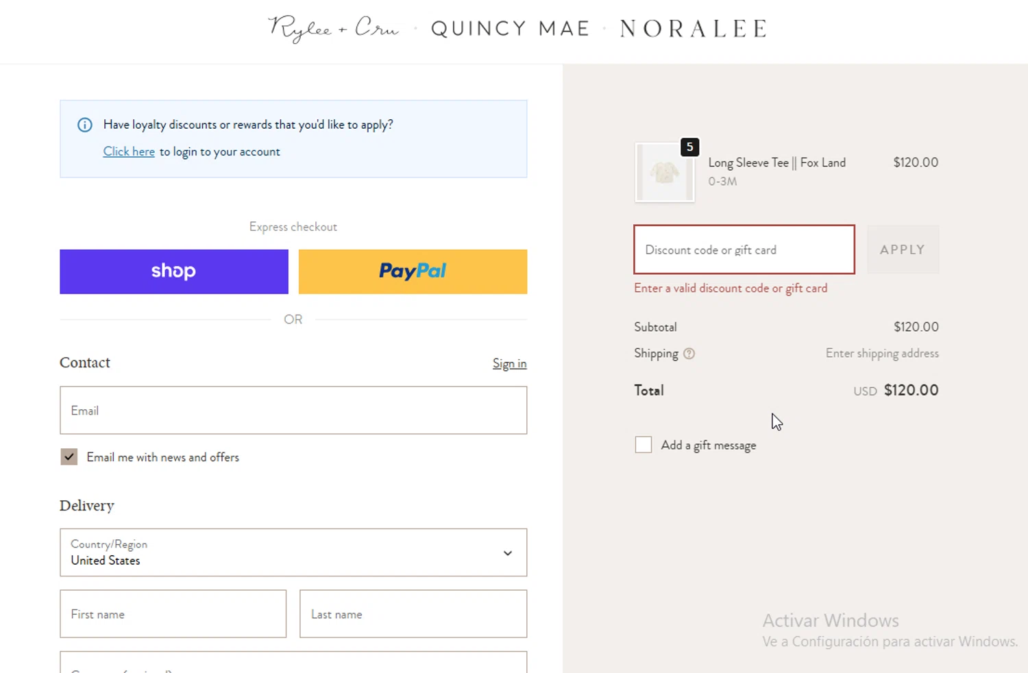 Quincy Mae discount code screenshot showing code KALLEE applied at Quincy Mae checkout page. Uploaded by SimplyCodes community member WonderW on Oct 5, 2025