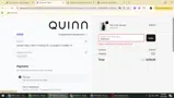 Quinn coupon verification screenshot